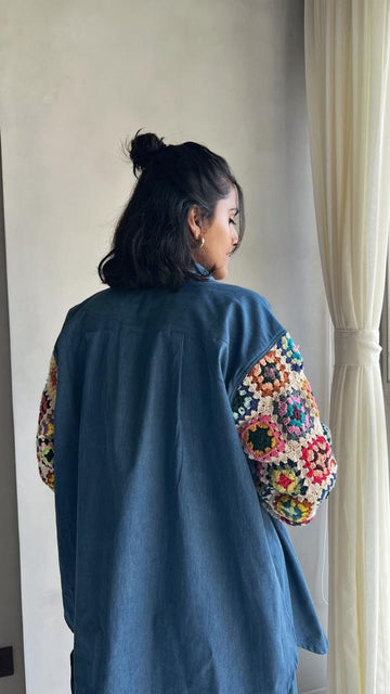 Cliché - Crochet Denim Shirt
